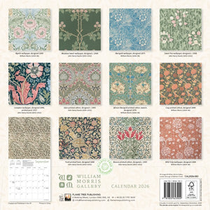 William Morris 2026 calendar