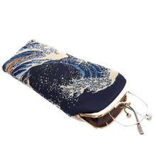 Load image into Gallery viewer, Great wave glasses pouch