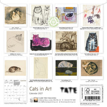 Load image into Gallery viewer, Tate: Cats in Art 2027 Mini Calendar