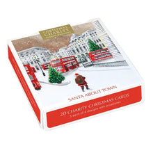 Load image into Gallery viewer, Santa about town christmas card pack