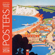 Load image into Gallery viewer, English travel posters 2026 calendar
