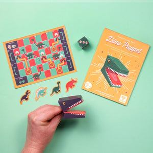 Create your own dino finger puppet