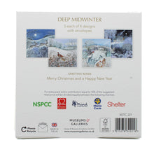 Load image into Gallery viewer, Deep Midwinter Christmas cards - pack of 20