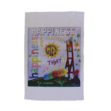 Load image into Gallery viewer, Happiness tea towel