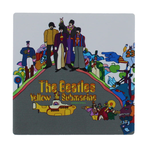 Yellow submarine ceramic coaster