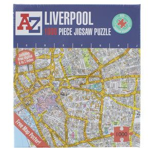 A to Z Liverpool 1000 piece jigsaw