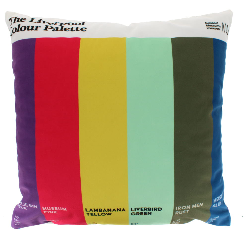 Liverpool Colour Palette cushion | National Museums Liverpool Shop