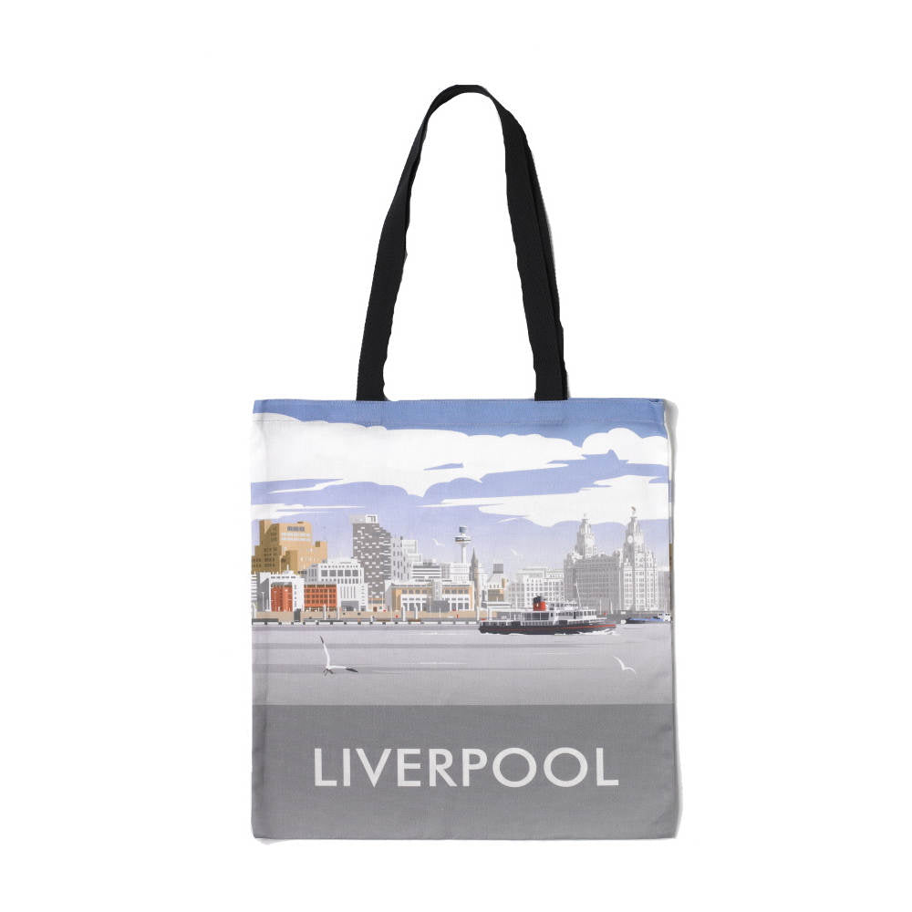Liverpool Skyline Tote Bag