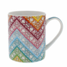 Load image into Gallery viewer, Chevrons china mug