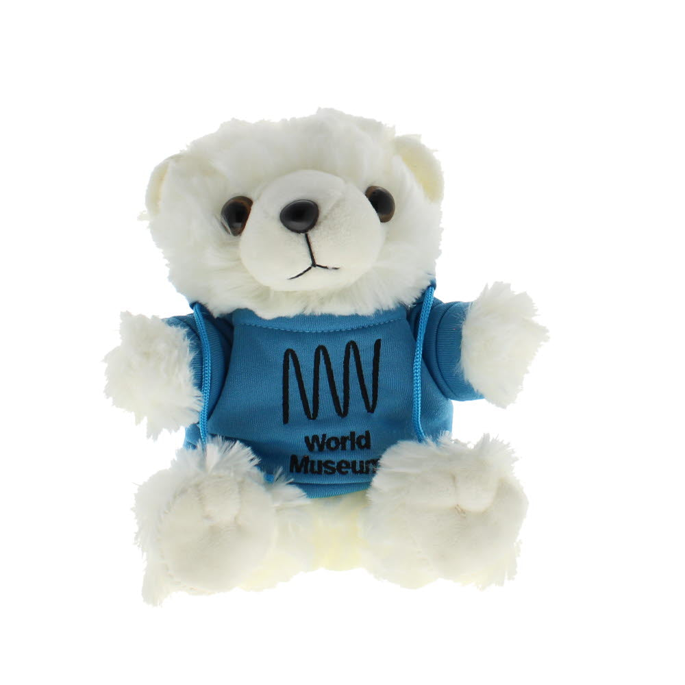 World Museum polar bear plush toy