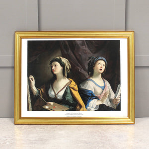 Allegory of Painting and Music print