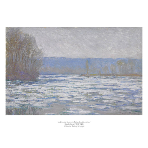 Ice Breaking Up on the Seine print