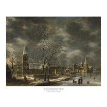 Load image into Gallery viewer, Warmond Castle in a Winter Landscape print