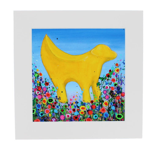 Floral Lambanana mounted print