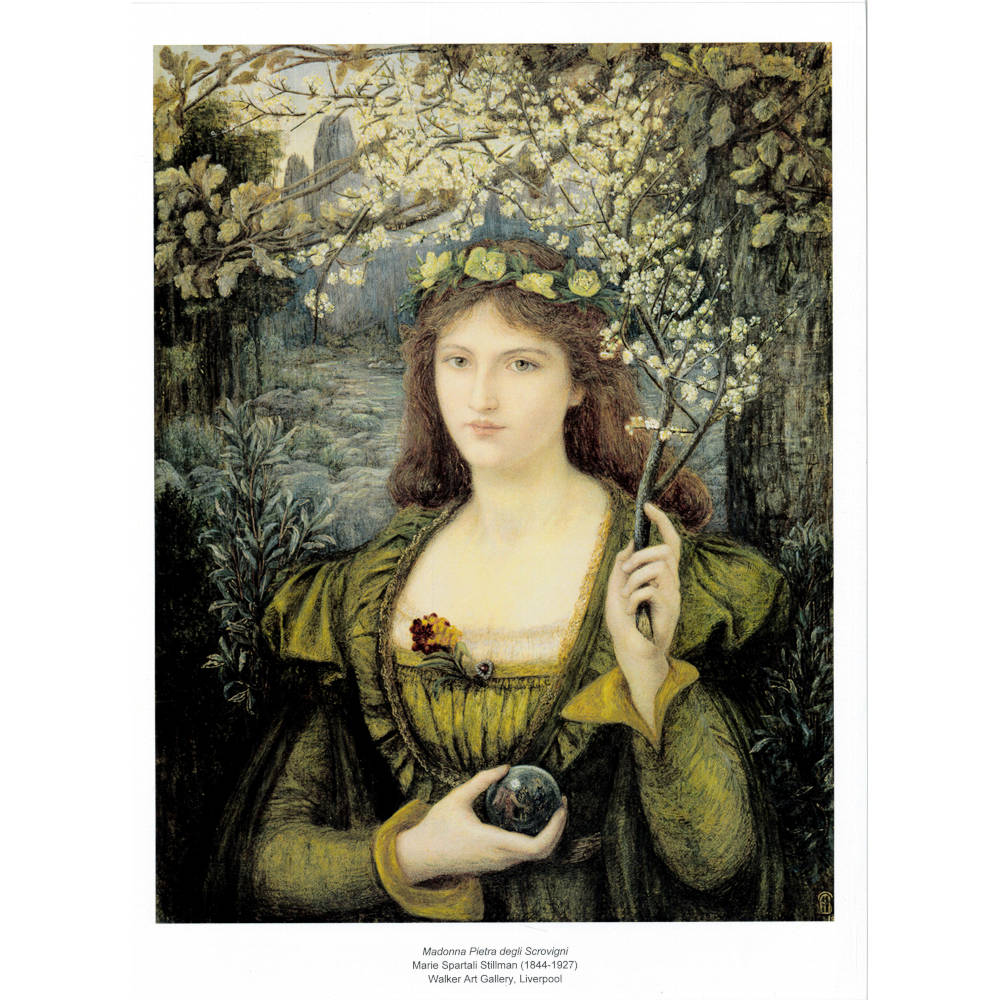 Madonna Pietra degli Scrovigni by Marie Spartali Stillman print