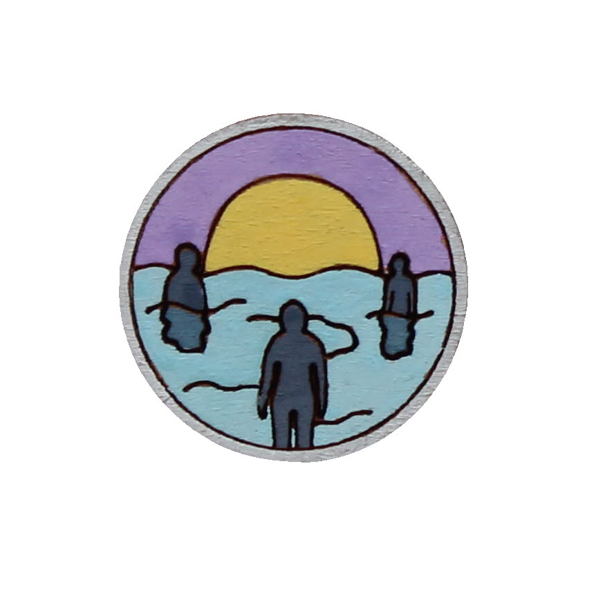 Another Place pin badge