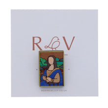 Load image into Gallery viewer, Mona Lisa pin badge