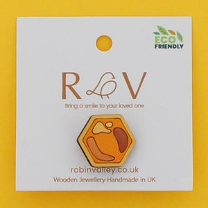 Pollen pin badge