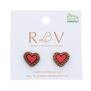 Love heart earrings