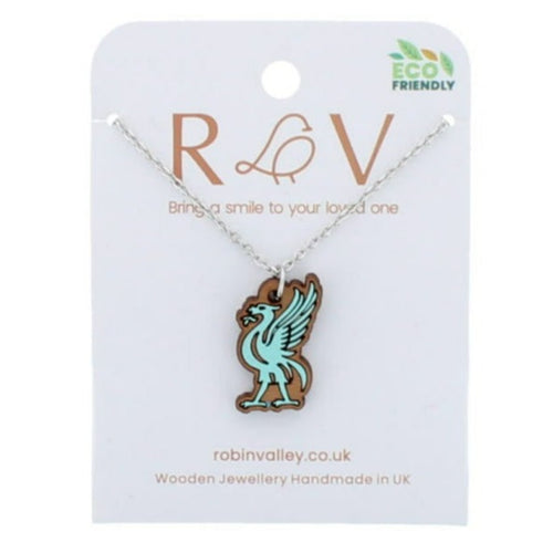 Liver bird necklace