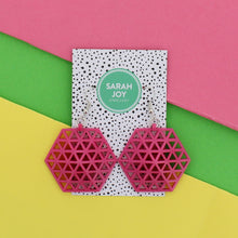 Load image into Gallery viewer, Large geometric earrings