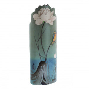 Koson - Kingfisher with Lotus vase