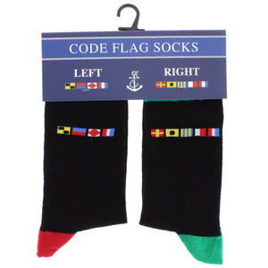 Flags red green socks