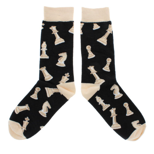 Gents chess pieces socks