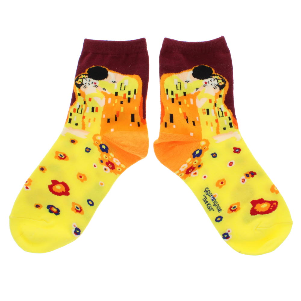 Klimt the kiss socks