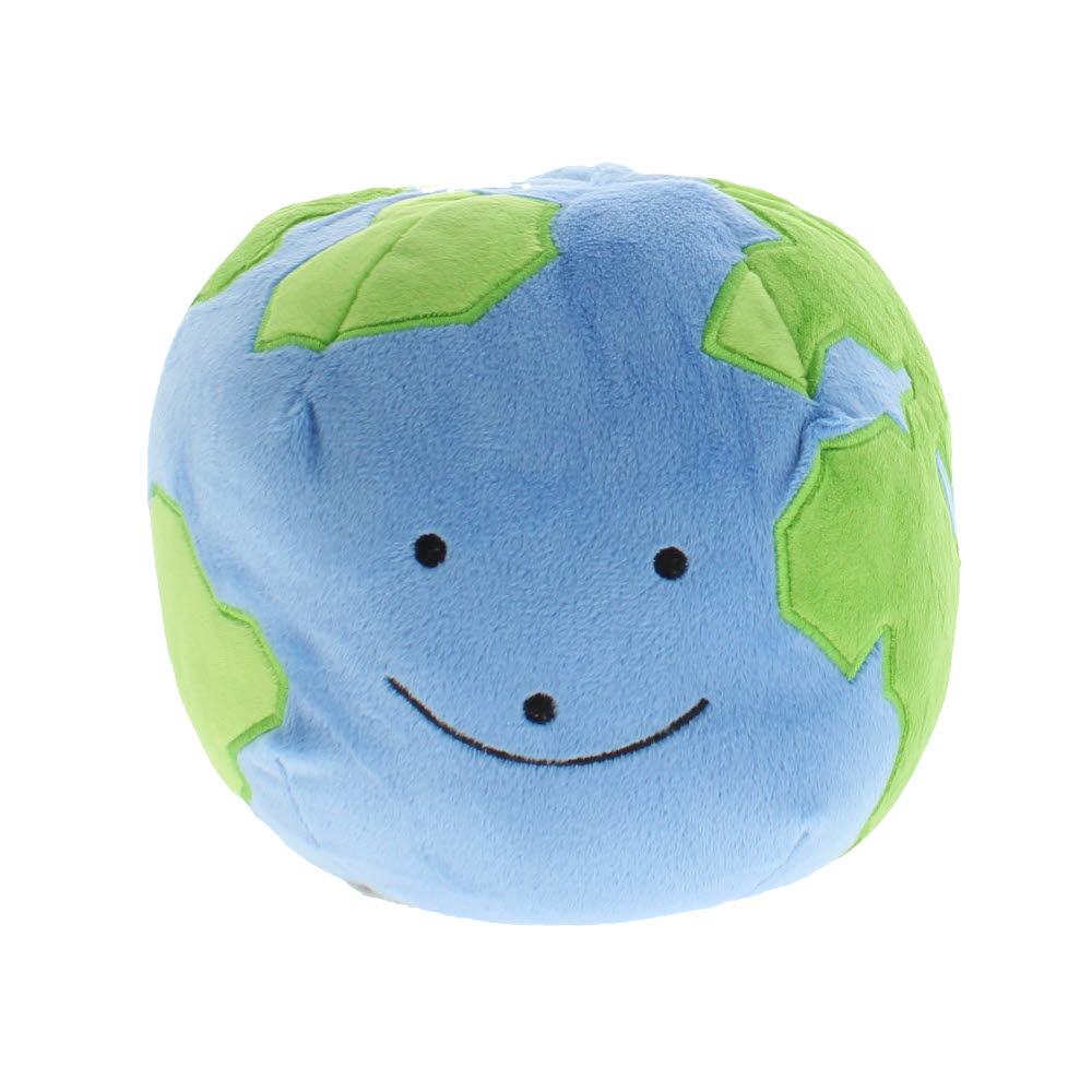 Earth moon reversible plush toy