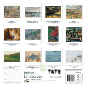 British landscapes 2025 calendar