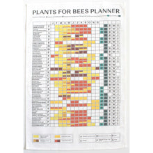 Load image into Gallery viewer, Plants for bees tea towel