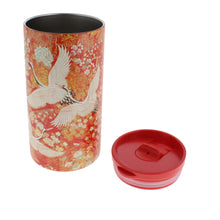 Load image into Gallery viewer, Kimono cranes travel tumbler