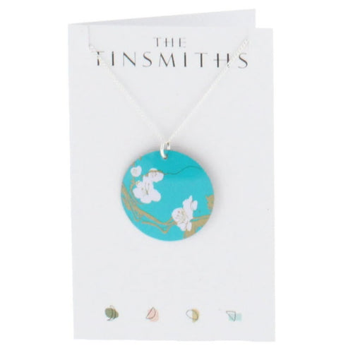 Turquoise kimono necklace