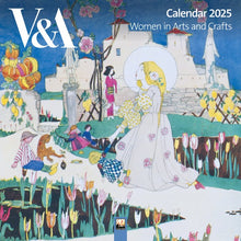 Load image into Gallery viewer, V&amp;A: Women in arts and crafts 2025 calendar