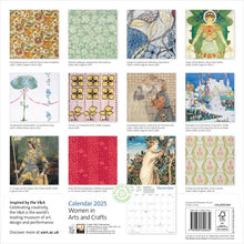 Load image into Gallery viewer, V&amp;A: Women in arts and crafts 2025 calendar