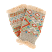 Load image into Gallery viewer, Fair isle wrist warmers