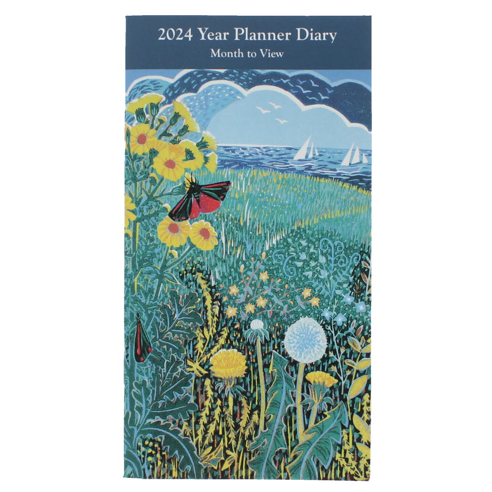 Coastal Flowers year planner 2024