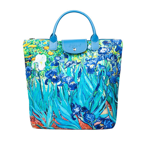 Van Gogh iris foldaway bag