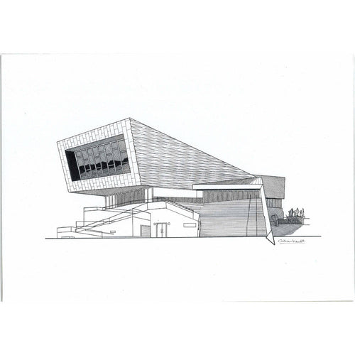 Museum of Liverpool sketch print
