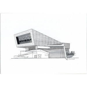The Museum of Liverpool Sketch Print
