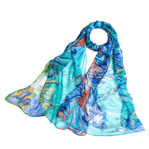 Van Gogh Iris silk scarf