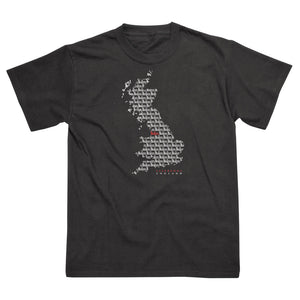 The Beatles Map T-Shirt