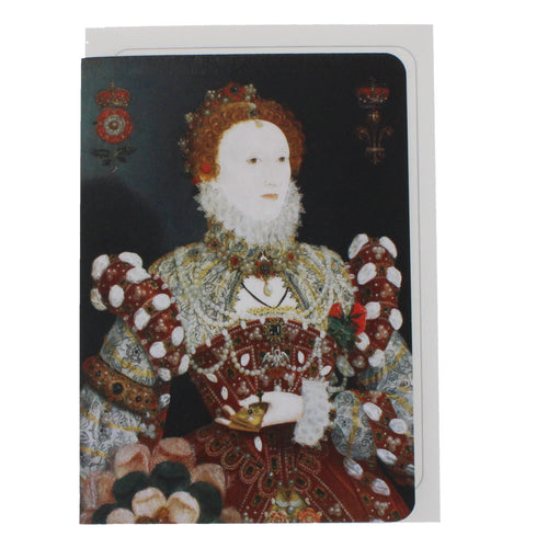 Portrait of Queen Elizabeth I greeting card