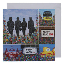 Load image into Gallery viewer, Beatles Montage Card
