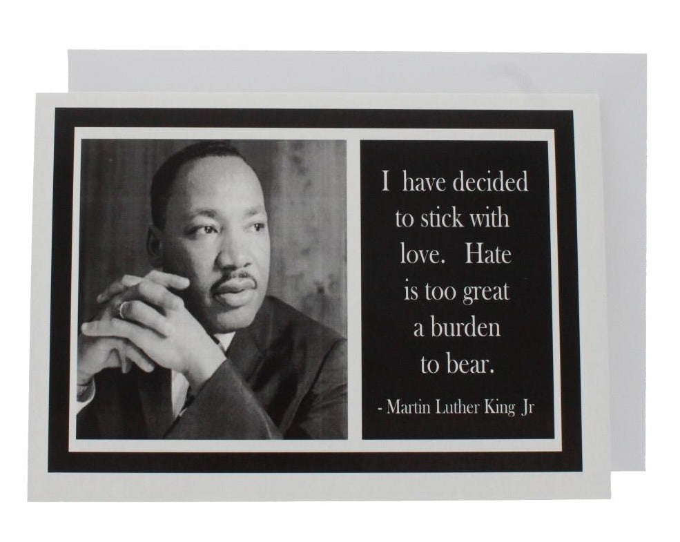 Martin Luther King Jr quote greeting card