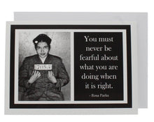Load image into Gallery viewer, Quote Rosa Parks Greeting Card