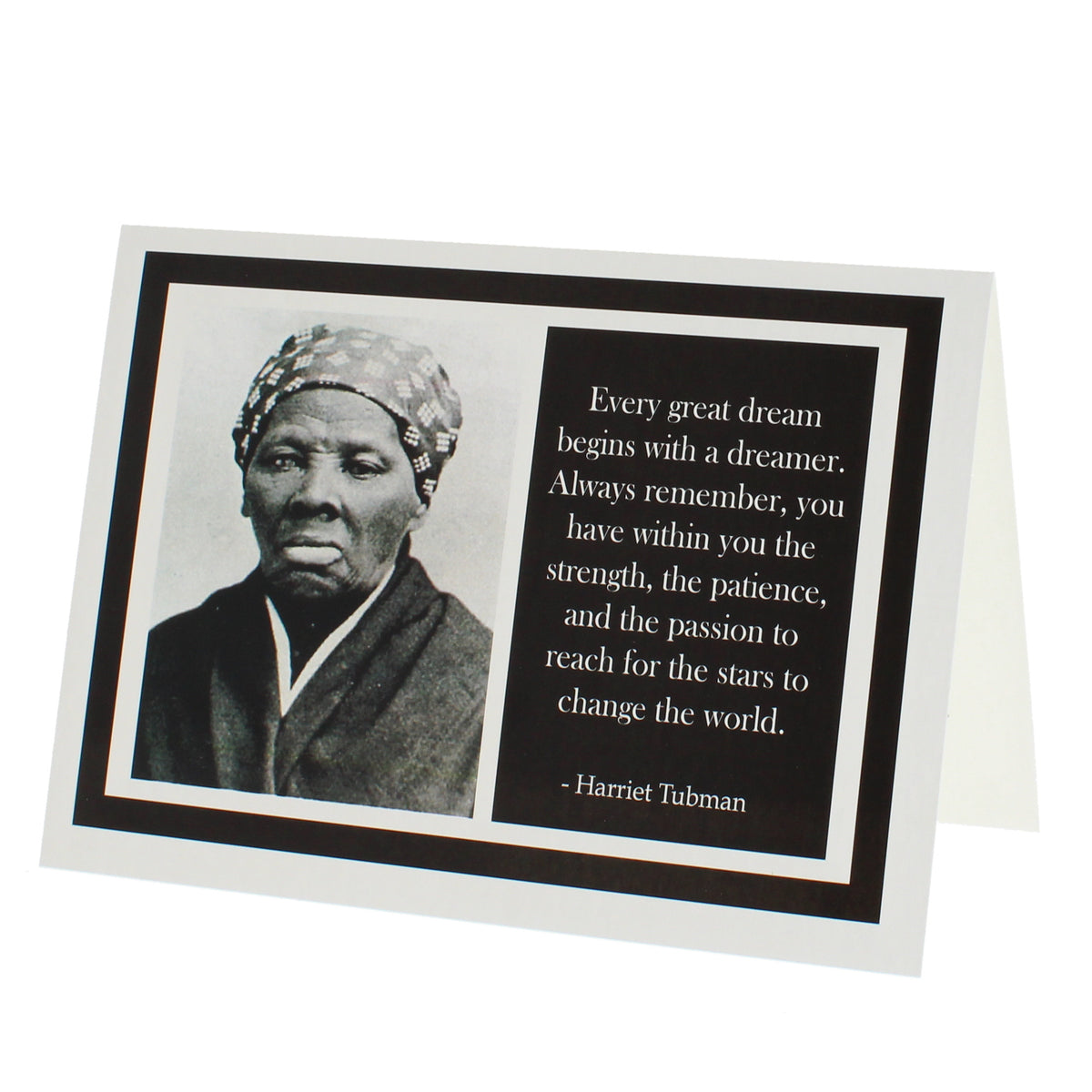 Quote Harriet Tubman Greeting Card - National Museums Liverpool Shop