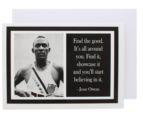 Quote Jesse Owens Greeting Card