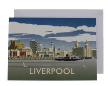 Load image into Gallery viewer, Liverpool Skyline Greeting Card